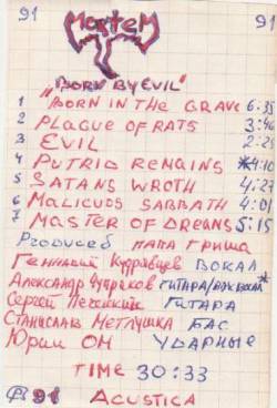 Mortem (RUS) : Born by Evil